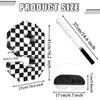 AVXINSOK Checkered Number 9 Pinata with Stick and Blindfold Black and White Race Car Pinata for Kids 9th Birthday Anniversary Racing Car Party Supplies view 2