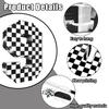 AVXINSOK Checkered Number 9 Pinata with Stick and Blindfold Black and White Race Car Pinata for Kids 9th Birthday Anniversary Racing Car Party Supplies view 3