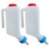 2PCS Baby Bottles, 800ml Lamb & Goat Milk Feeder Bottle with Handle for Calf & Sheep Nursing view 1