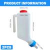 2PCS Baby Bottles, 800ml Lamb & Goat Milk Feeder Bottle with Handle for Calf & Sheep Nursing view 4