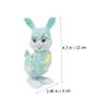 HONMEET 3Pcs Wind Up Rabbit for Clockwork Jumping Rabbits Fun Party Playthings Random Colors for Imaginative Play and Parties view 2
