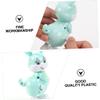 HONMEET 3Pcs Wind Up Rabbit for Clockwork Jumping Rabbits Fun Party Playthings Random Colors for Imaginative Play and Parties view 3