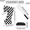 AVXINSOK Checkered Number 7 Pinata with Stick and Blindfold Black and White Race Car Pinata for Kids 7th Birthday Anniversary Racing Car Party Supplies view 2