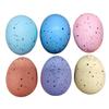 CIYODO 6pcs Simulation Eggs for Easter Crafts Decorative Painted Props for Boys and Girls Projects and Holiday Decorations view 1
