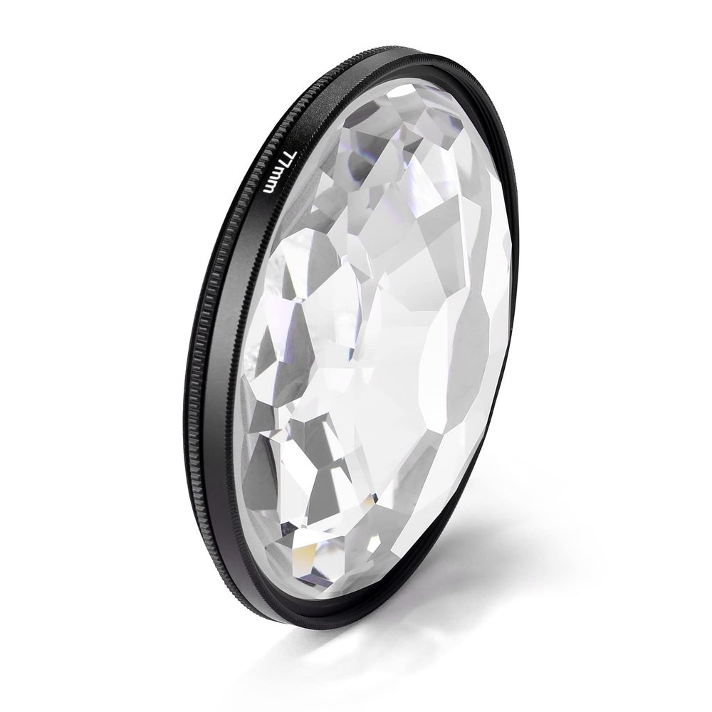 ACAGALA 77mm Kaleidoscope Prism Camera Glass Filter Variable Number of Subjects SLR Photography Accessories