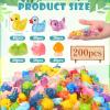 Barydat 200 Pcs Mini Resin Animals Figures Small Variety Animals to Hide Tiny Figures Miniature for Easter Party Favors Bag Fillers Gifts Landscape Garden Dollhouse Decorations (Duck,Axolotl,Lizard) view 2