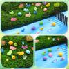 Barydat 200 Pcs Mini Resin Animals Figures Small Variety Animals to Hide Tiny Figures Miniature for Easter Party Favors Bag Fillers Gifts Landscape Garden Dollhouse Decorations (Duck,Axolotl,Lizard) view 3