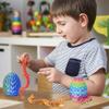 3D Printed Dragon Egg Toy (4 Pack) - Surprise Mystery Inside, Articulated Crystal Dragon, Fidget Sensory Toy for Kids Birthday Surprise & Desk Decor (B) view 4