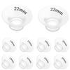 10Pcs Flange Insert 14/16/18/20/22mm*2 Compatible with Momcozy M5/M9/M6/V2 Pro/V2 pro/S12 Pro/S9 Pro/Spectra/Medela/eufy/Elvie/Lansinoh/Paruu P10 Breast Pump,and Most 24mm Shields view 1