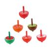 BCOATH Quality Wooden Gyro Toys 6pcs Boys and Girls Tops Gyro Toys for Toddlers Boys and Girls view 1
