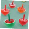 BCOATH Quality Wooden Gyro Toys 6pcs Boys and Girls Tops Gyro Toys for Toddlers Boys and Girls view 3