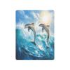 Kigai Jumping Dolphin Baby Crib Sheet for Boys and Girls Jersey Knit Fitted Crib Sheet for Standard Baby Bed Toddler Mattress Cover Cozy Soft Breathable, 27x39 inch view 2
