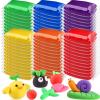 VioraWhite 72 Pcs 38oz Air Dry Clay Bulk Modeling Magic Ultra Lightweight Foam Modeling Clay for Kids Adults DIY Gifts Party Arts Crafts and School Project Supplies(Fresh Color) view 1