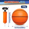 9" Mini Basketball for Indoor Mini Basketball Hoop, Replacement Basketballs Soft Ball for Inflatable Pool, Pool Beach Sandbox Outdoor Sports Gift Pack for Toddler kids Adults, 5 PCS (with Pump) view 2