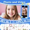 Kids Smart Phone Toys with Dual Camera - Valentine's Day Present Easter Birthday Gift for Boys Aged 3 4 5 6 7 8 9 10, Toddler Toys Play Phone with Educational Learning Games and 32GB Memory Card, Blue view 2