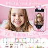 Kids Smart Phone Toys for Girls - Easter Stuff Birthday Gift for Girls 3 4 5 6 7 8 9 10 Years Old, Toddler Toys Play Phone with Educational Learning Games and 32GB Memory Card, Pink view 2