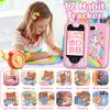 Kids Smart Phone Toys for Girls - Easter Stuff Birthday Gift for Girls 3 4 5 6 7 8 9 10 Years Old, Toddler Toys Play Phone with Educational Learning Games and 32GB Memory Card, Pink view 4