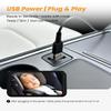 Babyvue BV2 USB Baby Car Camera, 4.5'' HD 1080P USB Rear-Facing Mirror, IR Night Vision, 360 Adjustable, Plug & Play Backup Monitor for Child & Pet Safety view 2