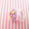 Lavender Lemonade Polymer Clay Fake Sprinkles, Pastel Purple and Yellow Sprinkle Mix with Lemon Slices, Decoden Funfetti Jimmies - Non Edible (15 gram bag) view 2