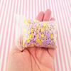 Lavender Lemonade Polymer Clay Fake Sprinkles, Pastel Purple and Yellow Sprinkle Mix with Lemon Slices, Decoden Funfetti Jimmies - Non Edible (15 gram bag) view 3