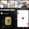 GoQQby Fidget Toys Adults, Metal Poker Fidget Slider, Magnetic Poker Push Card, Cool Office Gadgets, Relieve Stress, Gift Fidget Toys for Men (Joker) view 3