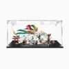 Dustproof Acrylic Display Box Compatible with Lego71786 Cold Ice Divine Dragon Model Display Case, Dustproof Box, Storage Box, Display Box (Only Display Box) (Black Base 3mm) view 1
