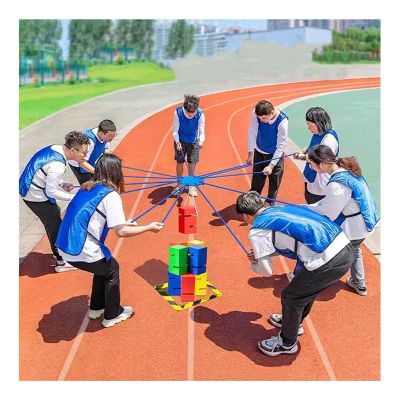 ZHDLdpUS Outdoor Activities Field Day Games Set, Team Building Games for Work Adults, Office Ice Breaking Game (Color : Green, Size : 8PCS)