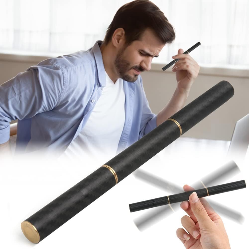 Fidget Toys Adults,Fingertip Rotating Magnetic Suction Three Section Stick Toy,Silent ADHD Palm Pressure Reducing Spinner,Anti-Stess for Stress Relief for Nervousness
