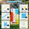 Uncle Bubble Giant Bubble Wand Set for Kids 3+ | Make Giant Bubbles Outdoors | Adjustable Star Clips for Any Size Bubbles | Non-Toxic Concentrated Solution Included | Fun Outdoor Toy for Families view 3