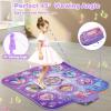 Surelect Dance Mat for 3-12 Year Old Girls, Frozen Dance Pad with Wireless Bluetooth, Purple Electronic Music Princess Toys Birthday for Kids and Toddlers Ages 3 4 5 6 7 8 9 10 + view 2