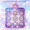Surelect Dance Mat for 3-12 Year Old Girls, Frozen Dance Pad with Wireless Bluetooth, Purple Electronic Music Princess Toys Birthday for Kids and Toddlers Ages 3 4 5 6 7 8 9 10 + view 3