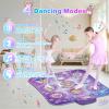 Surelect Dance Mat for 3-12 Year Old Girls, Frozen Dance Pad with Wireless Bluetooth, Purple Electronic Music Princess Toys Birthday for Kids and Toddlers Ages 3 4 5 6 7 8 9 10 + view 4