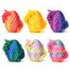 6PCS Mini 3D Printed Dragon Dinosaur Egg, Prefilled Easter Eggs Filled Dragon Eggs Toys Filled,3D Printed Dragon in Egg,Crystal Dragon Figurine Decor,Full Articulated Dragon view 1
