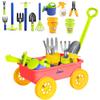 Dimple Garden Wagon & Tools Toy Set Premium 15 Pcs Kids Gardening Tools & Wagon Toy Set - Sturdy & Durable - Top Yd, Beach, Sand, Garden Play Set - Great for Kids & Toddlers view 1