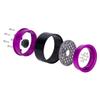 4PCS Beadlock Rims 1.9 Inch Wheels RC Rim Hub Aluminum Beadlock Rims for Traxxas TRX4 TRX6 Redcat GEN7 GEN8 Rc4wd D90 Axial SCX10 SCX10 II 90046 SCX10 III AXI03007 12mm Hex 1/10 RC Crawler (Titanium) view 3