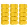 30PCS Fun Dice Set, 16MM Plastic 6 Sided Round Corners Dice Cubes, Polyhedral Dice Set, DIY Puzzle for Classroom Fun DIY Sticker Math Teaching, Board Games, Parties (Yellow) view 3