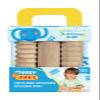 Jovi Baby Playdough  3 Wooden Rollers, Different Designs, Modelling Tools for Children from 12 Months (379/3RP)