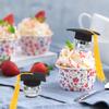 10Pcs 2025 Graduation Disco Ball Tassel Cap Cupcake Toppers for Kindergarten High School College Party Decorations, Felt Fabric and Acrylic Diy Grad Cake Ornaments view 3