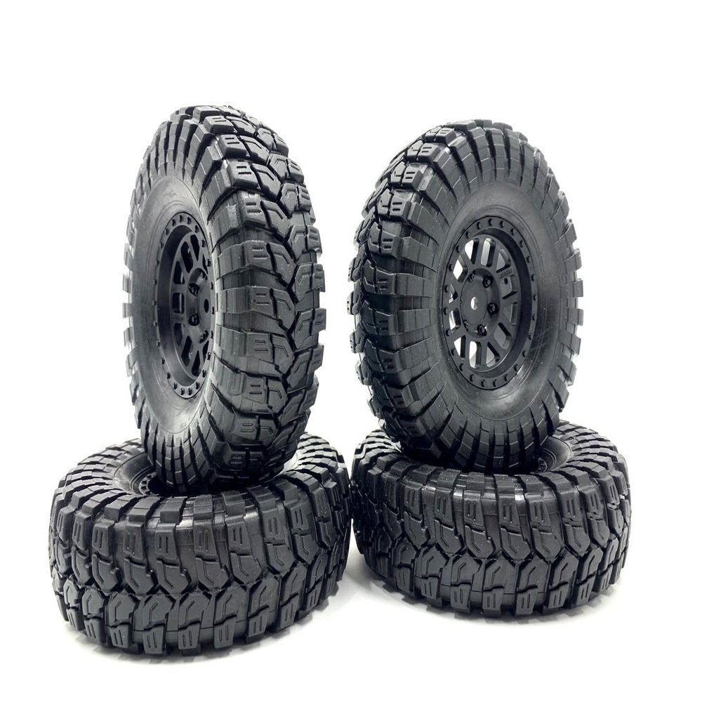 1.9 inch wheels/tires 1/12 1/10 crawler redcat GEN7 Gen8 Gen9 RGT EX86170 MJX H12Y H12P Bronco baja1000 Land Cruiser FJ60 Y60 CJ Cherokee Pajero FTX Outback Fury Trail FMS LC80 FCX10 Blazer K5