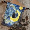 SHZONS Tarot Bag Jewelry Pouch Card Holder | Tarot Card Pouch With Drawstrings,Creative Cat Design Velvet Dice Holder Storage Bag,Portable Dice Packet Travel Jewelry Organizer Packet view 3