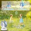 Bubble Machine,Automatic Bubbles Blower Maker for Kids,360 Rotation & 75 Angle Adjustment with LED Light,Portable Bubble Maker for Outdoor and Indoor Birthday Party Wedding. view 3