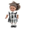 18 inch Doll Outfit-School Plaid Jumper Include Blouse and Hair Accessory/Add on Option: Sock and Shoe (Doll is not Included) (Zip Jumper,Sock,Matte Black Shoe, Plaid 8B) view 1