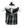 18 inch Doll Outfit-School Plaid Jumper Include Blouse and Hair Accessory/Add on Option: Sock and Shoe (Doll is not Included) (Split Jumper Only, Plaid 61) view 1