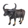 AENIMELY Black Buffalo Animal Figures Longhorn Livestock Buffalo Figurine Farm Animal Model Fun Educational Play Toy for Kids Farm Scene Decor view 1