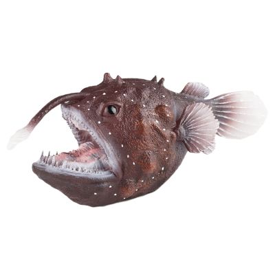 AENIMELY Anglerfish Figurine Sea Ocean Marine Animal Model Fish Figure Science Educational Play Fish Tank Decoration Birthday Gifts Party Favors Toys