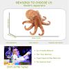AENIMELY Realistic Large Soft Rubber Octopus Toy for Kids Educational Ocean Animal Model Learning Marine Life Figurine Play Figures Party Decor view 2