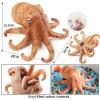 AENIMELY Realistic Large Soft Rubber Octopus Toy for Kids Educational Ocean Animal Model Learning Marine Life Figurine Play Figures Party Decor view 4
