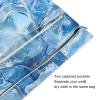 Amooorous Blue Transparent Ice Cubes waterproof waterproof dry bag 2 Pack wet bag for swimsuit with handles for travel, beach view 3