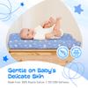 100% Muslin Changing Pad Cover Ultra Soft, Breathable, Secure Fit, Fade-Resistant Prints for Boys and Girls (Pack 2) view 2