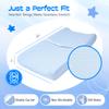 100% Muslin Changing Pad Cover Ultra Soft, Breathable, Secure Fit, Fade-Resistant Prints for Boys and Girls (Pack 2) view 4